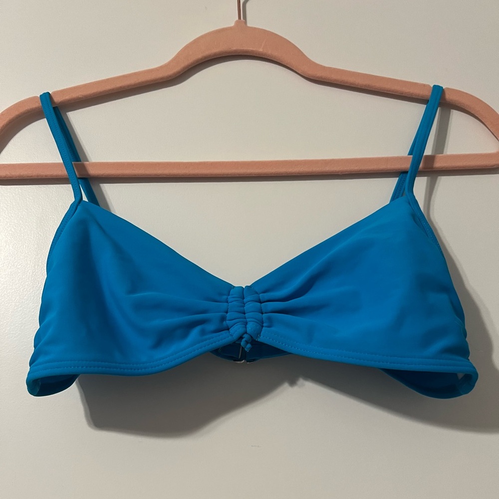 Blue Aqua Bikini Top S/M Target Bathing Suit